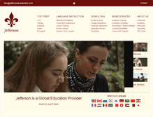 Tablet Screenshot of jeffersonacademics.com